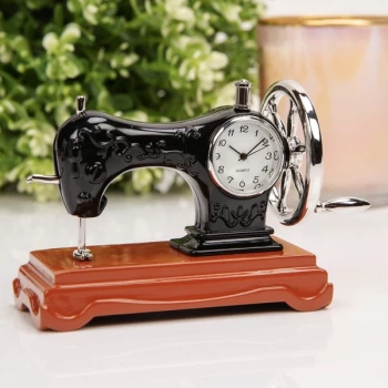 Image of WILLIAM WIDDOP Miniature Clock - Sewing Machine