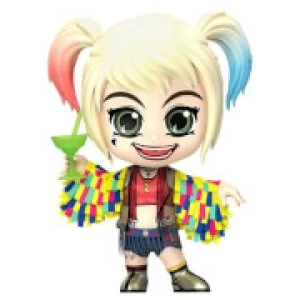 Image of Hot Toys Birds of Prey Cosbaby Mini Figure Harley Quinn (Caution Tape Jacket Version) 11cm