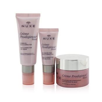 Image of NuxeMy Booster Kit: Creme Prodigieuse Boost Gel Cream 40ml + Creme Prodigieuse Boost Eye Balm Gel 15ml + Creme Prodigieuse Boost Night Recovery Oil Ba