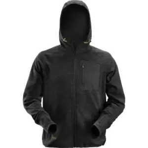 Image of Snickers 8041 Flexi Work Fleece Hoodie BLACK/BLACK S