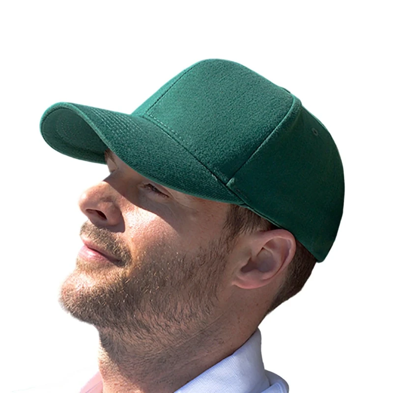 Image of Result Result Men Pro Style Heavy Drill Cap in Green Green One Size Male 5063470683819