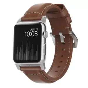 Image of Nomad NM1A4RST00 smart wearable accessory Band Brown Leather