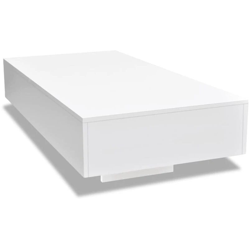 Image of vidaXL White High Gloss Modern Coffee Table