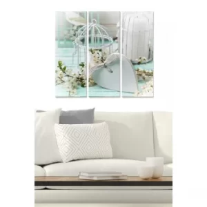 Image of MDF74131915 Multicolor Decorative MDF Painting (3 Pieces)