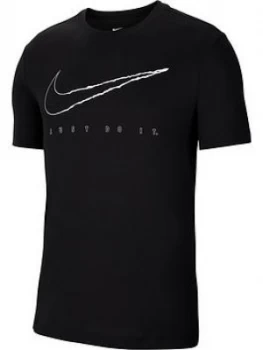 Image of Nike Tee - Black/White