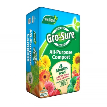 Image of Gro-Sure All Purpose Compost with 4 Months Feed - 120L