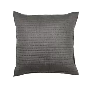 Image of Bedeck of Belfast Kayah Square Pillowcase, Charcoal