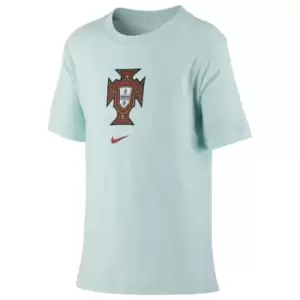 Image of Nike Portugal Crest T Shirt 2020 Junior - Green
