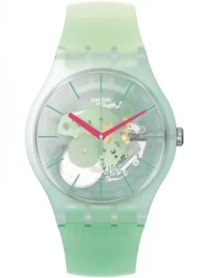 Image of Swatch Muted Green Watch SUOK152