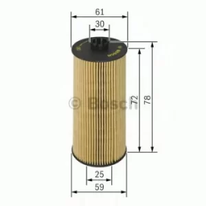 Image of Bosch 1457429178 Oil Filter Element P9178