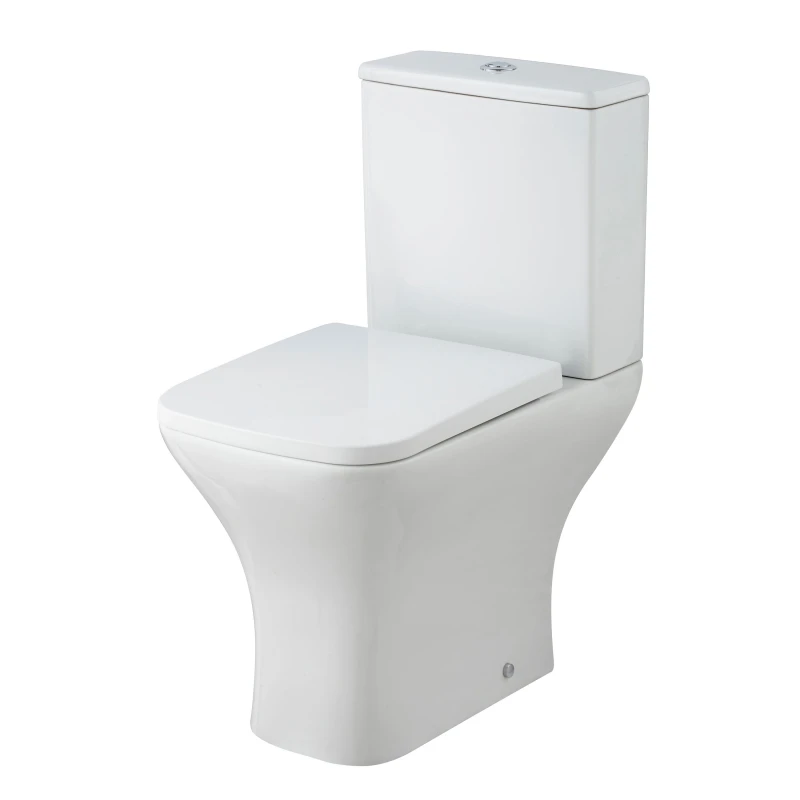 Image of Balterley Rimless Toilet Pan, Cistern & Soft Close Seat - 790mm x 375mm x 612mm White
