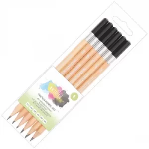 Image of Rapid Economy Wallet of 6 Sketching Pencils