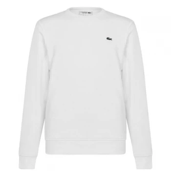 Image of Lacoste Basic Fleece Sweatshirt - Blanc 800