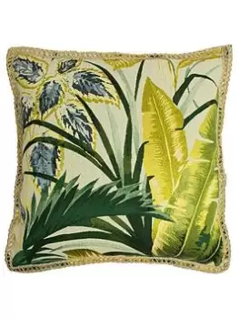 Image of Furn Amazonia Feather Filled Cushion - Green
