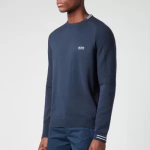 Image of Hugo Boss Athleisure Ronard Crewneck Jumper Navy Size M Men