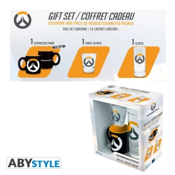 Image of Overwatch - Logo (Glass + Shot Glass + Mini Mug) Gift Box