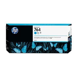 Image of HP 764 Cyan Ink Cartridge