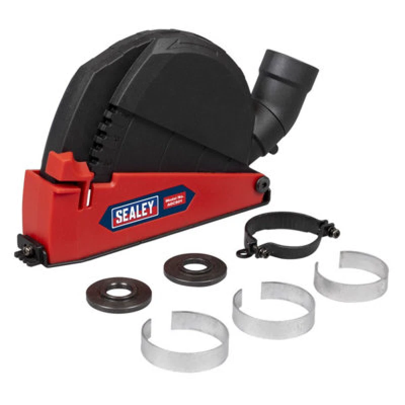 Image of Sealey Adjustable Cutting Shroud for 115mm and 125mm Angle Grinders AGCS01