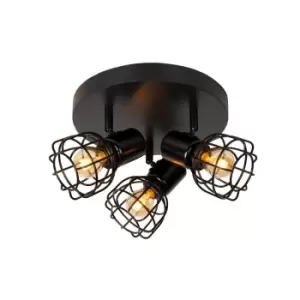 Image of Filox Retro Ceiling Spotlight - Ø25cm - 1xE27 - Black