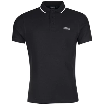 Image of Barbour International Kick Polo Shirt - Black
