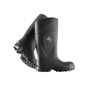 Image of Bekina Steplite X Safety Wellington Boots Size 4 Black Ref