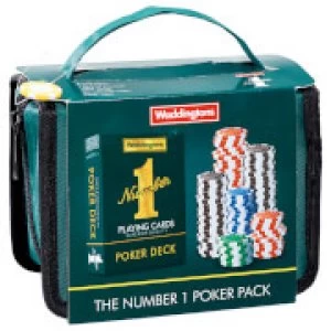 Image of Waddingtons Number 1 Playing Cards - Poker Travel Set Edition