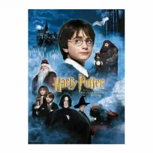 Image of Harry Potter Jigsaw Puzzle Harry Potter and the Sorcerer's Stone Movie Poster