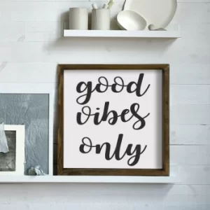 Image of KZM337 Brown White Black Decorative Framed MDF Painting