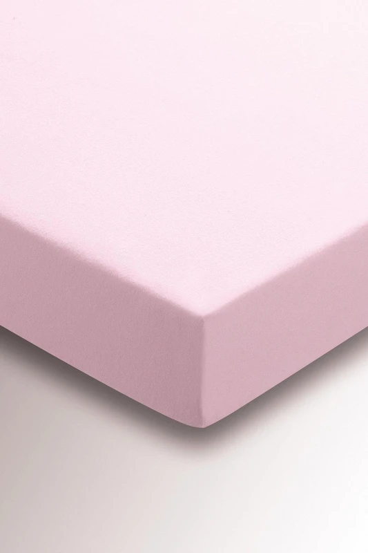 Image of Helena Springfield Helena Springfield 'Hs Brushed Cotton' Fitted Sheet in Baby Pink Size: Super King Fitted Baby Pink Super King Fitted Unisex 50167