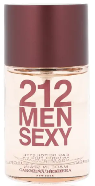 Image of Carolina Herrera 212 Sexy Men Eau de Toilette For Him 30ml