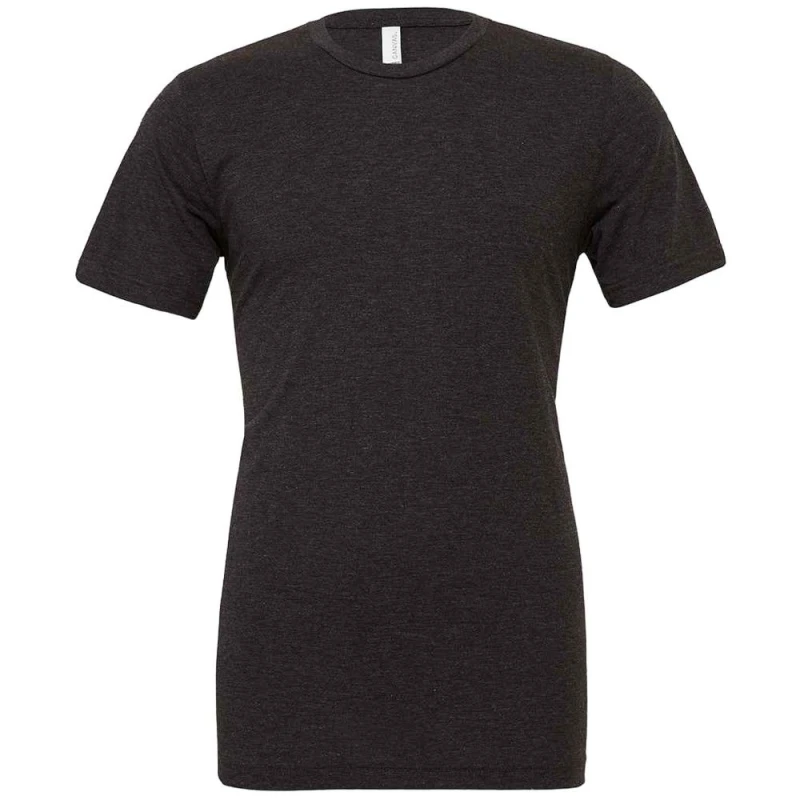 Image of Bella + Canvas Mens Tri-Blend T-Shirt in Charcoal Size: XS Charcoal Male XS