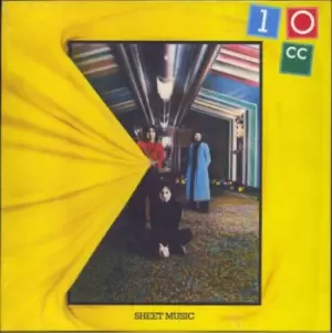 Image of 10cc Sheet Music - 180gm Yellow 2014 UK vinyl LP BADLP007