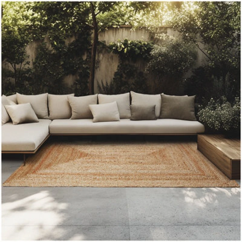 Image of Tectake Rug Glim - Made Of Jute, Boho Style, Different Sizes, Natural Fibres 160 X 230 Cm - Brown