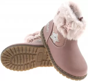 Image of Lelli Kelly Talulla Bow Ankle Boots - Blush Pink