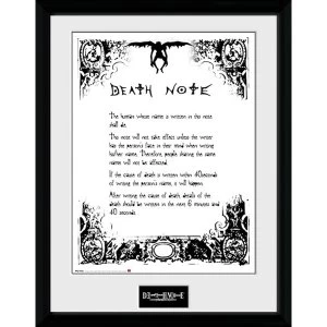 Image of Death Note Death Note Collector Print