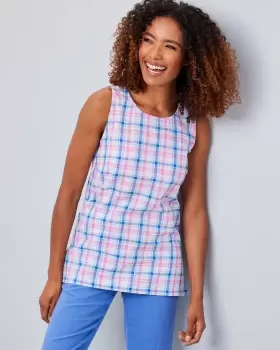 Image of Cotton Traders Womens Lounge Vest in Pink