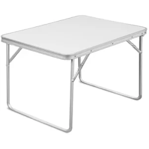 Image of Deuba Folding Camping Table Transportable Garden Dining Tables 80 x 60 x 70cm White