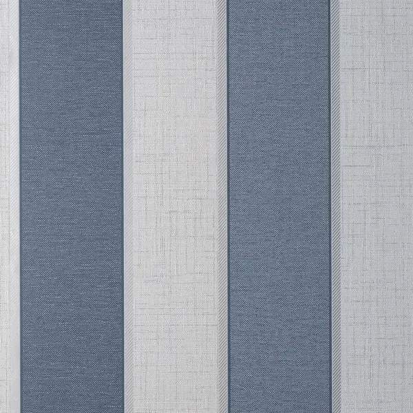 Image of FINE DECOR Fine Decor - Larson Stripe Wallpaper Fine Decor Textured Vinyl Metallic Navy Silver WL-FD42823