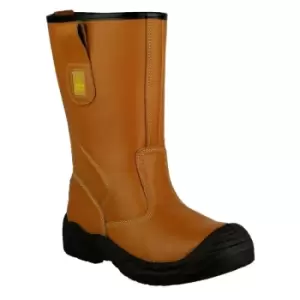Image of Amblers Safety FS142 Safety Rigger Boot / Mens Boots (11 UK) (Tan) - Tan