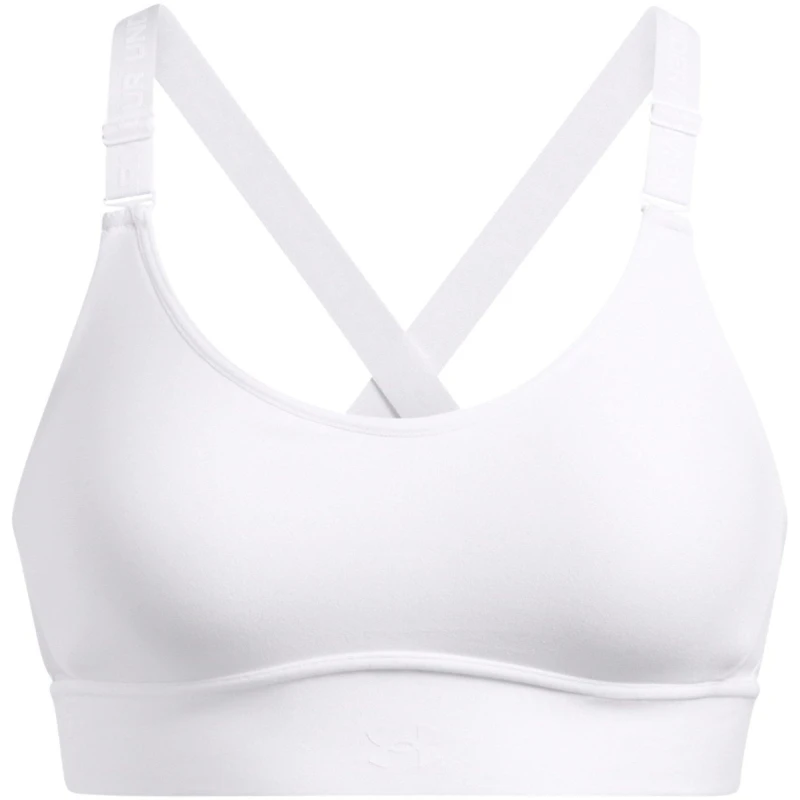 Image of Under Armour Womens Infinity Medium Impact Sports Bra White female 12 (M)