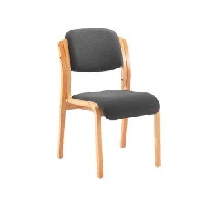 Image of Jemini Charcoal Wood Frame Side Chair KF78680