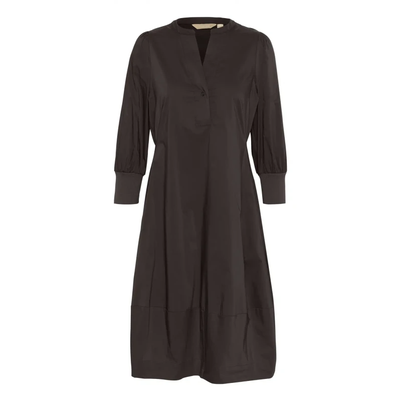 Image of culture 3/4 sleeve dress For Her CULTURE Antoinett Marron Female S