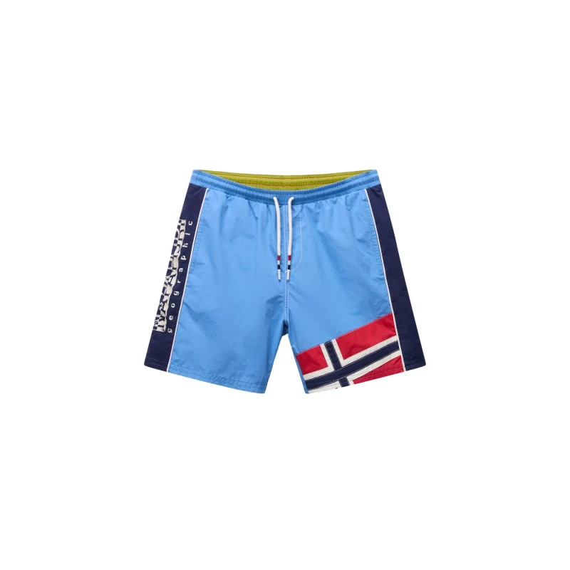 Image of Swim shorts Napapijri Reflect Bleu Male M