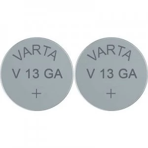 Image of Varta Electronics AG13 Button cell LR44 Alkali-manganese 155 mAh 1.5 V 2 pc(s)