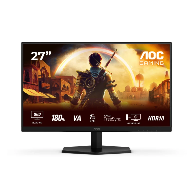 Image of AOC AGON Q27G42XNE 27 VA QHD 180Hz 0.5ms Gaming Monitor Q27G42XNE Black