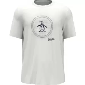 Image of Original Penguin Penguin Logo Tee Mens - White