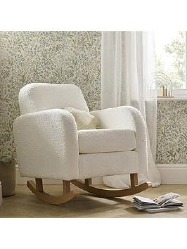 Image of CUDDLECO Etta Boucle Nursing Chair Off White ONE SIZE