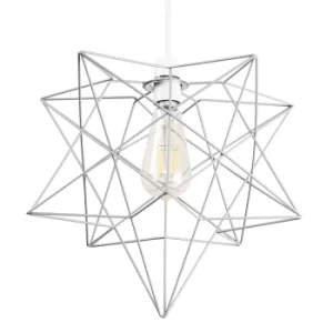 Image of Sadira Star Pendant Shade in Matt Grey