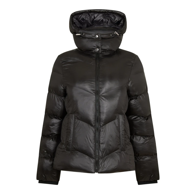 Image of Boss Womens Pepule4 Padded Puffer Jacket Black female 6 (XS)