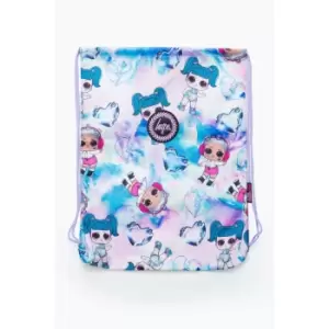Image of Hype LOL Surprise Glamstronaut Drawstring Bag (One Size) (Light Purple/Blue/Soft Pink)